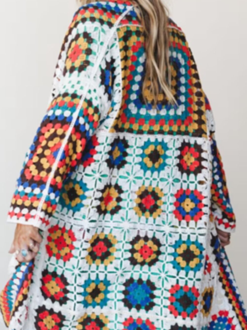 NWT VIVID Three Bird Nest Multi Soulful Wanderer Duster